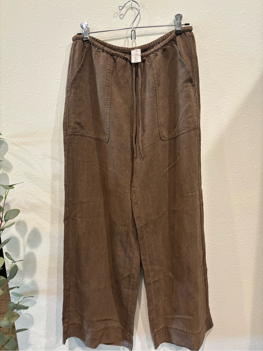 Joie Drawstring Pants in Brown small